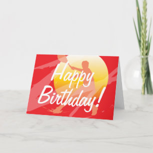 Tarjetas de cumpleaños para tenistas