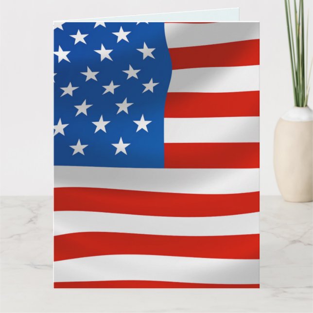 TARJETAS DE CUMPLEAÑOS PATRIÓTICAS AMERICANAS GRAN (Anverso)