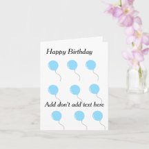 Tarjetas de cumpleaños personalizables