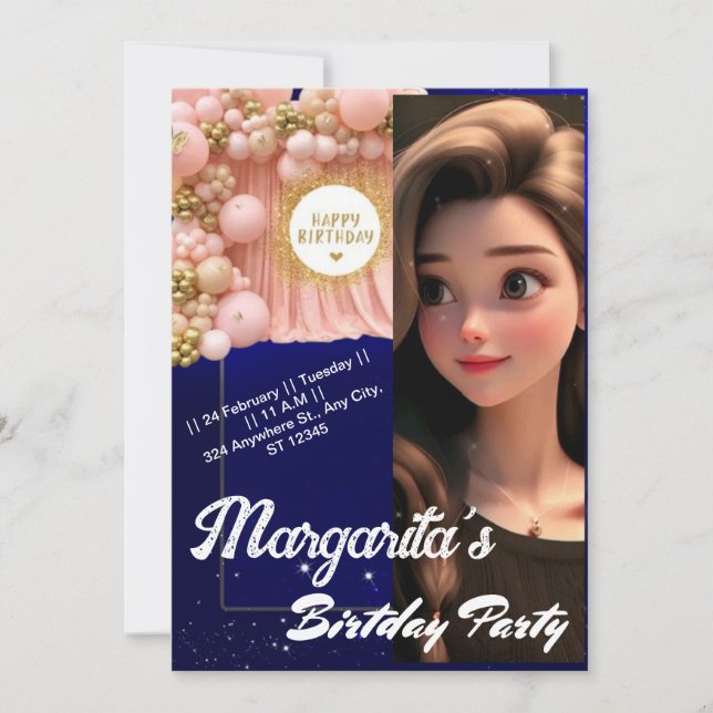 Tarjetas de cumpleaños personalizadas (Anverso)