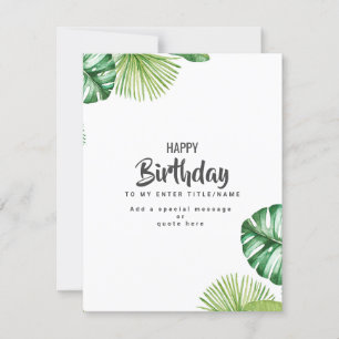 Tarjetas de cumpleaños personalizadas -Creador de 