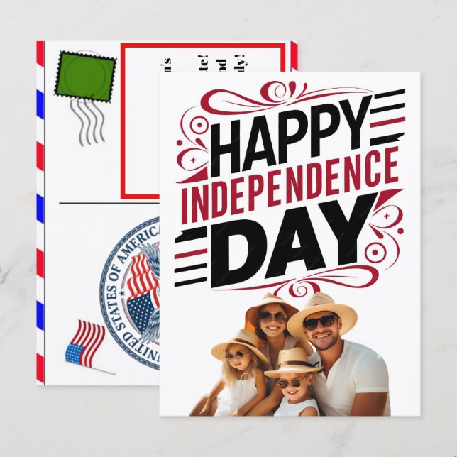 Tarjetas de cumpleaños personalizadas del Día de l (Anverso / Reverso)