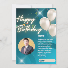 Tarjetas de cumpleaños Personalizado únicas - Dive