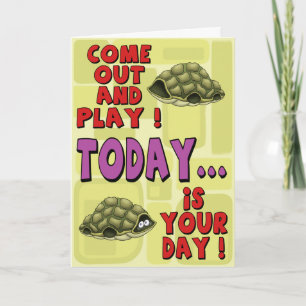 Tarjetas de cumpleaños personalizado: Ven y juega