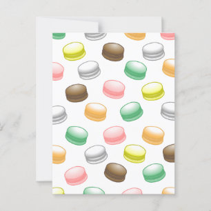 Tarjetas de cumpleaños Sweet 16 con Macarons