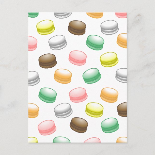 Tarjetas de cumpleaños Sweet 16 con Macarons (Anverso)