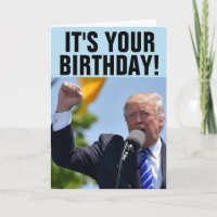 TARJETAS DE CUMPLEAÑOS TREMENDAS DE DONALD TRUMP