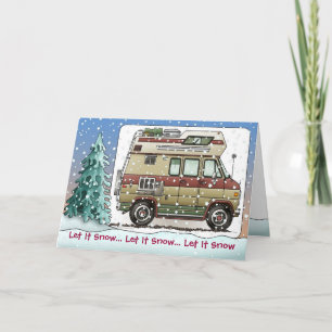 Tarjetas de Custom Van Camper RV Holiday