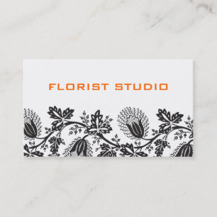 Tarjetas de Damask Floral Business