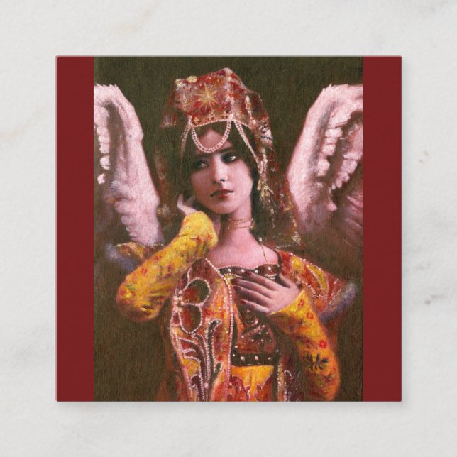 Tarjetas de descuento de ángel ventilado decorativ (Anverso)