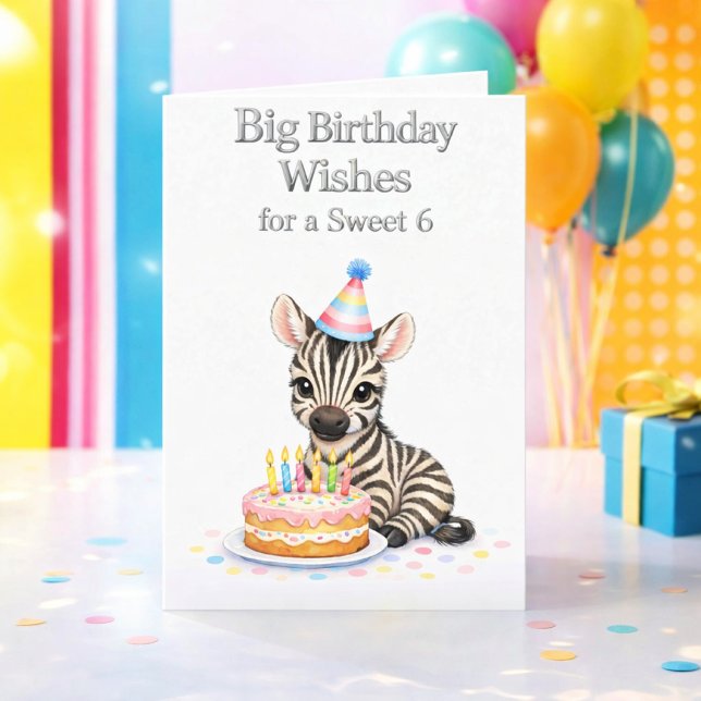 Tarjetas de deseos de cumpleaños para niña de 6 añ (Subido por el creador)