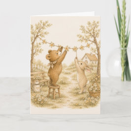 Tarjetas de deseos de flores silvestres