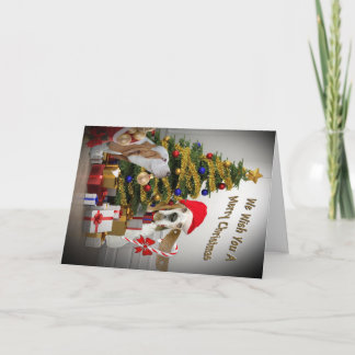 Tarjetas de deseos de Navidades del enlace base