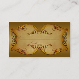 Tarjetas de desplazamiento de bronce