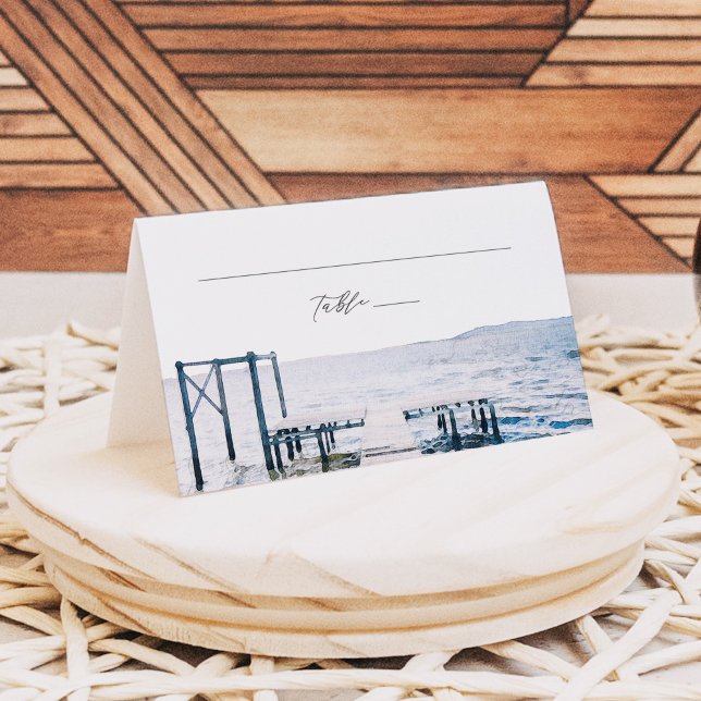 Tarjetas de destino del océano en el muelle del la (Subido por el creador)