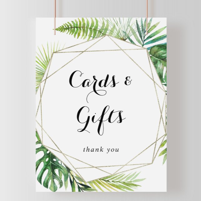 Tarjetas de Destino Geométrico y Señal de Regalos (Subido por el creador)