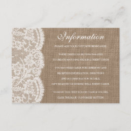 Tarjetas de detalle de la colección de Bodas Burla