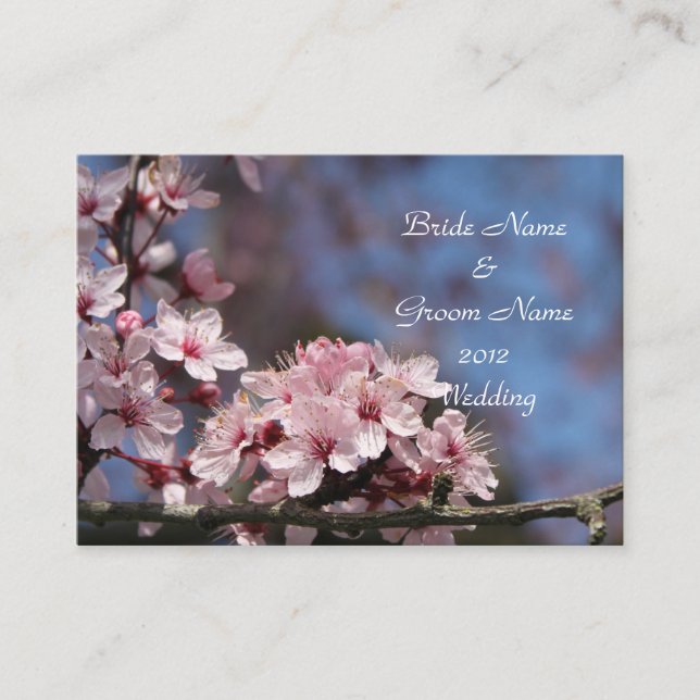 tarjetas de detalle de recepción de bodas. (Anverso)