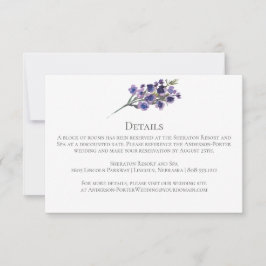 Tarjetas de Detalle/Encierre de Flores Silvestres 