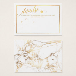 Tarjetas de detalles de PixDezines/Mármol /Blanco+