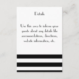 Tarjetas de detalles "Genteel"