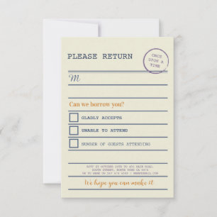 Tarjetas de devolución de RSVP de la boda de la bi