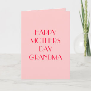 TARJETAS DE DÍA DE LA MADRE GRANDMA