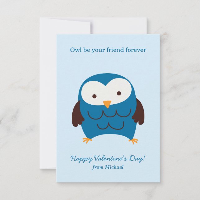 Tarjetas de Día de San Valentín para niños de lech (Anverso)