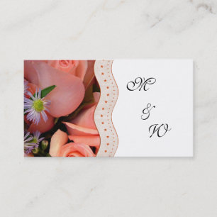 TARJETAS DE DIRECCIÓN DE BODA DE DISEÑADOR
