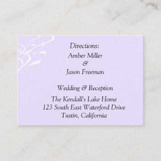 Tarjetas de dirección de Lavendar Ligero e Inalámb