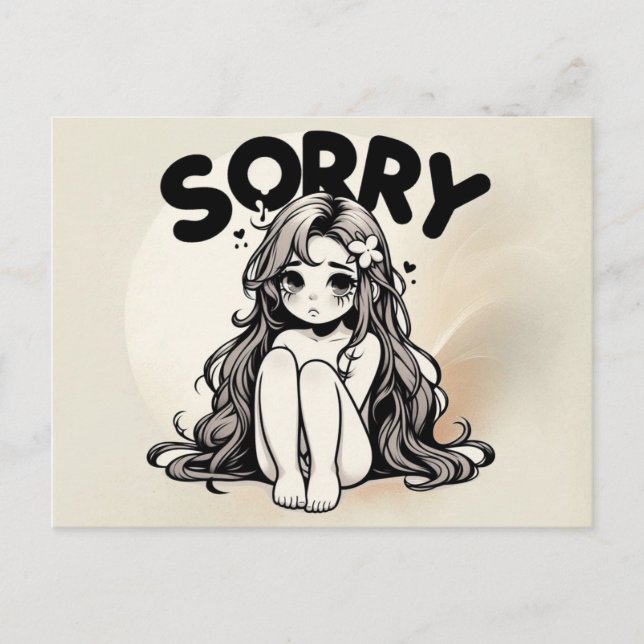 Tarjetas de disculpas (Anverso)