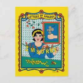 Tarjetas de disculpas_B_ Tarjeta postal