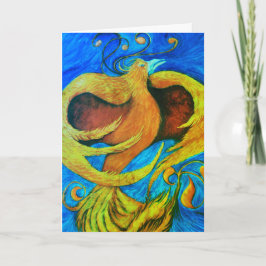 tarjetas de diseñador de arte de bienvenida Phoeni