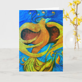tarjetas de diseñador de arte de bienvenida Phoeni