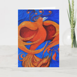 tarjetas de diseñador de arte saludar a Phoenix