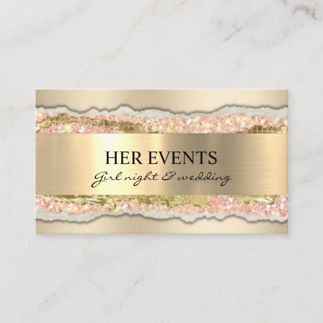 Tarjetas de diseño de oro de moda para Administrad (Anverso)
