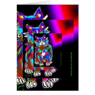 Tarjetas de DizzyCats, ofreciendo el DizzyC psico