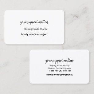 Tarjetas de Donación Recaudan Dinero Campaña de Ca