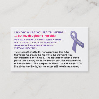 Tarjetas de EA/TEF para los chicas