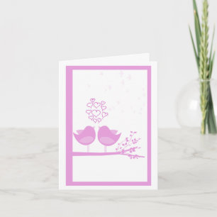 Tarjetas de El día de San Valentín de Aves Aves Av