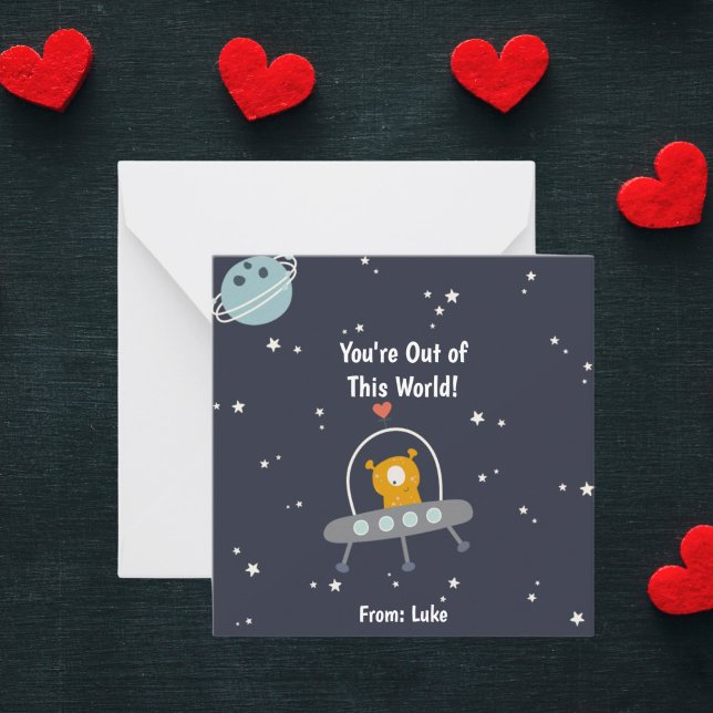 Tarjetas de El día de San Valentín de espacio dive (Subido por el creador)