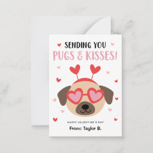 Tarjetas de El día de San Valentín de perro para n