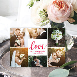 Tarjetas de El día de San Valentín del Collage de 