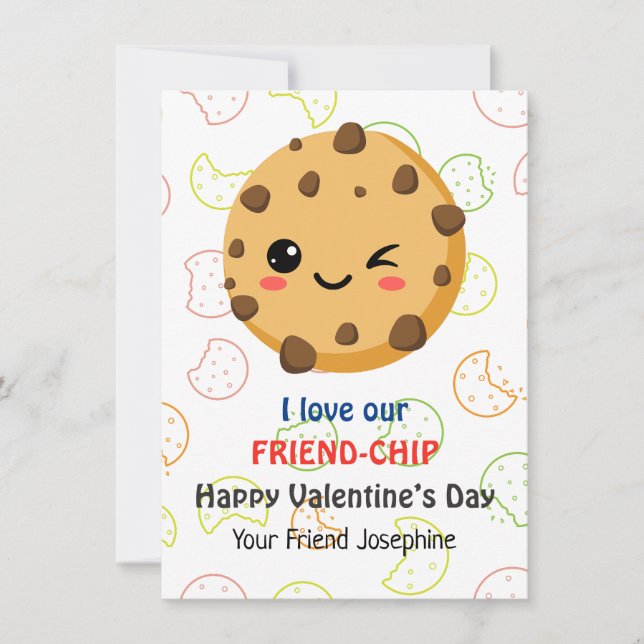 Tarjetas de El día de San Valentín en aula (Anverso)