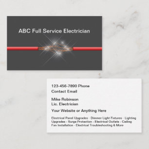 Tarjetas de Electrician Business Services