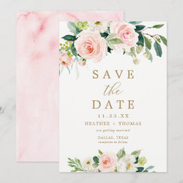 Tarjetas de Elegante Tono Rosa Acuarela para Guard