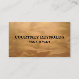 Tarjetas de empresa de cobre cepilladas