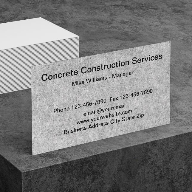 Tarjetas de empresa de construcción de construcció (Subido por el creador)