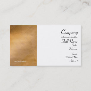 Tarjetas de Empresa Metálicas de Cobre
