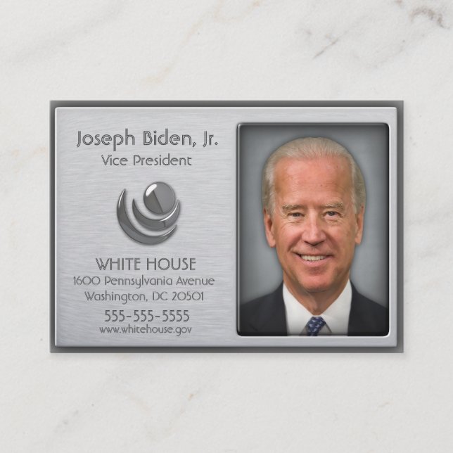 Tarjetas de encargo de aluminio cepilladas del (Anverso)